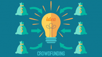 Image showing crowdfunding money for idea